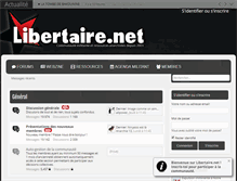 Tablet Screenshot of libertaire.net